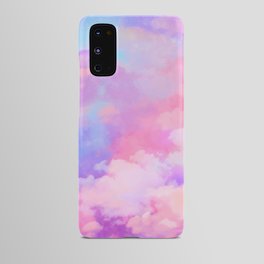 DREAMER Aesthetic Pink Clouds Android Case