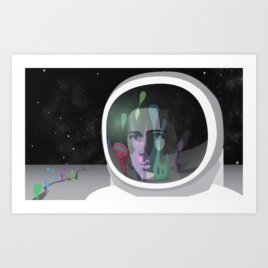 MOON Art Print