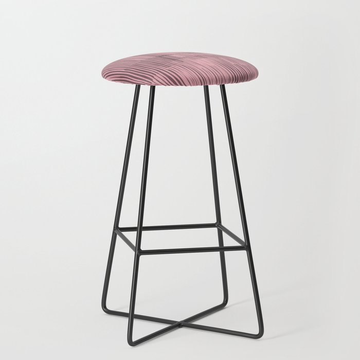 Lines | Muted Nude Pink Bar Stool