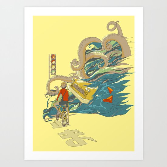 Traffic Monday Art Print