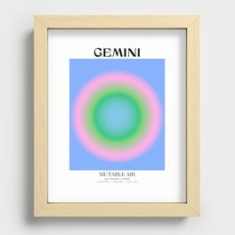 Gemini Gradient Print Recessed Framed Print