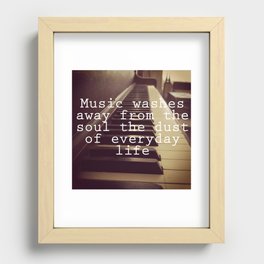 Music Recessed Framed Print