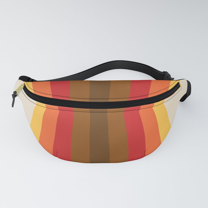 Rainbow reflection in retro style 3 Fanny Pack