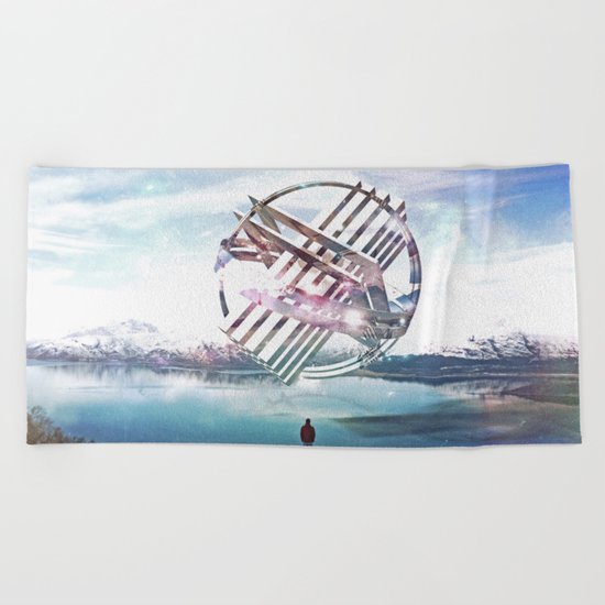 by the lake Beach Towel