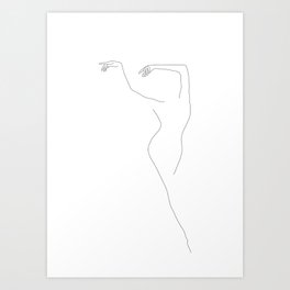 Movement illustration - Raine Art Print