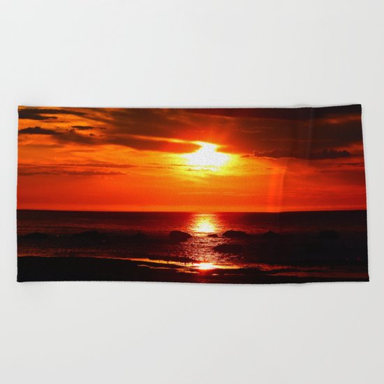Shine on Twilight Beach Towel