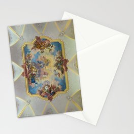 Triumph of St. Benedict Ceiling fresco Bartolomeo Altomonte Stationery Card