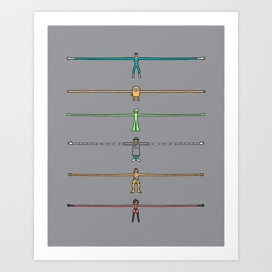 Aaaaaarms! Art Print