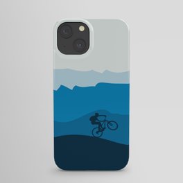 MTB Mountain Bike Cycling the Mountains iPhone Case