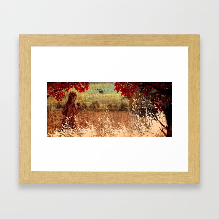 By the woods Framed Art Print