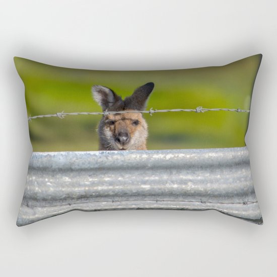 Can I come in? Rectangular Pillow