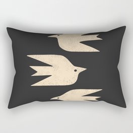Doves In Flight Rectangular Pillow