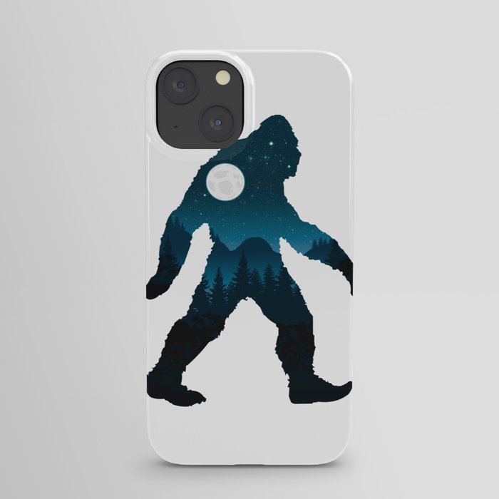 Night Forest Bigfoot iPhone Case