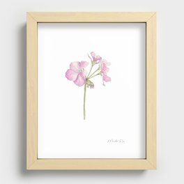 Pink Flower Recessed Framed Print