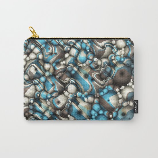 Macro Shapes Abstract Carry-All Pouch