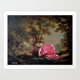 Black Forest Ham Art Print