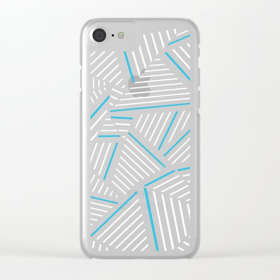 Ab Linear Inverted with Electric Clear iPhone Case