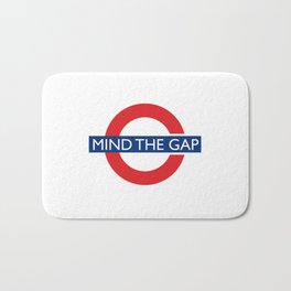 London Underground Mind The Gap Bath Mat