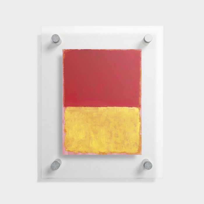 Rothko Red Yellow Untitled Floating Acrylic Print