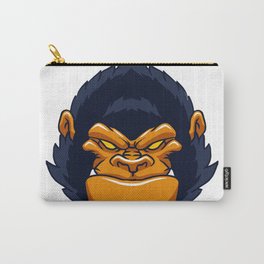 angry ape gorilla face Carry-All Pouch