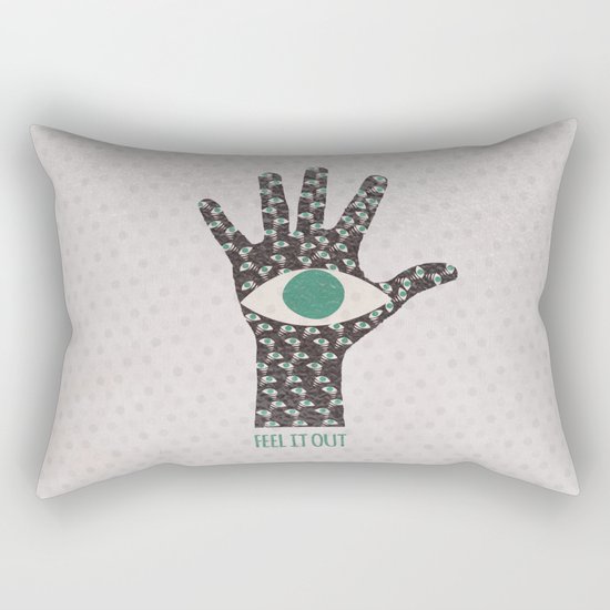 Feel It Out Rectangular Pillow