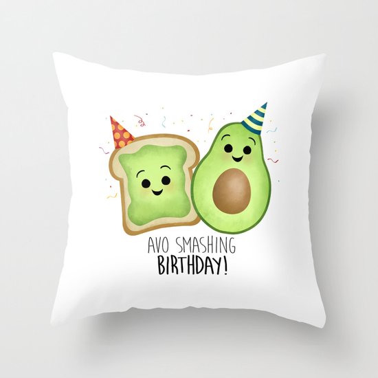 oodie avocado and toast pillow