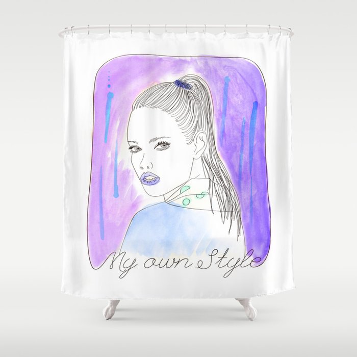 My own style Shower Curtain