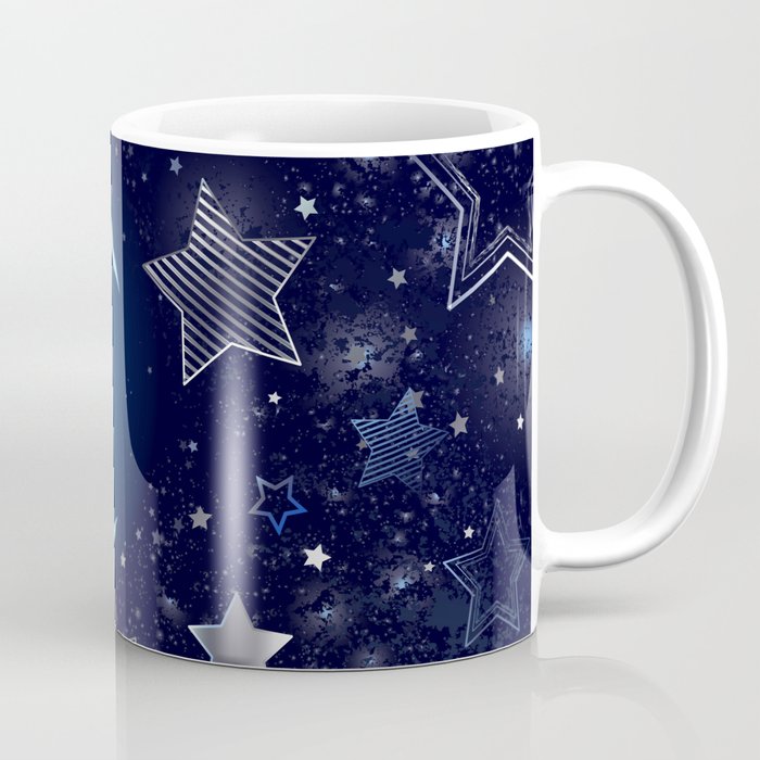 Background with a blue moon Coffee Mug