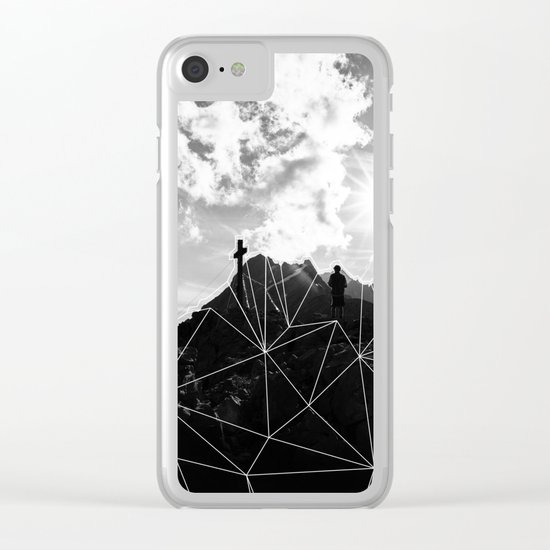 Crystal Mountain II Clear iPhone Case