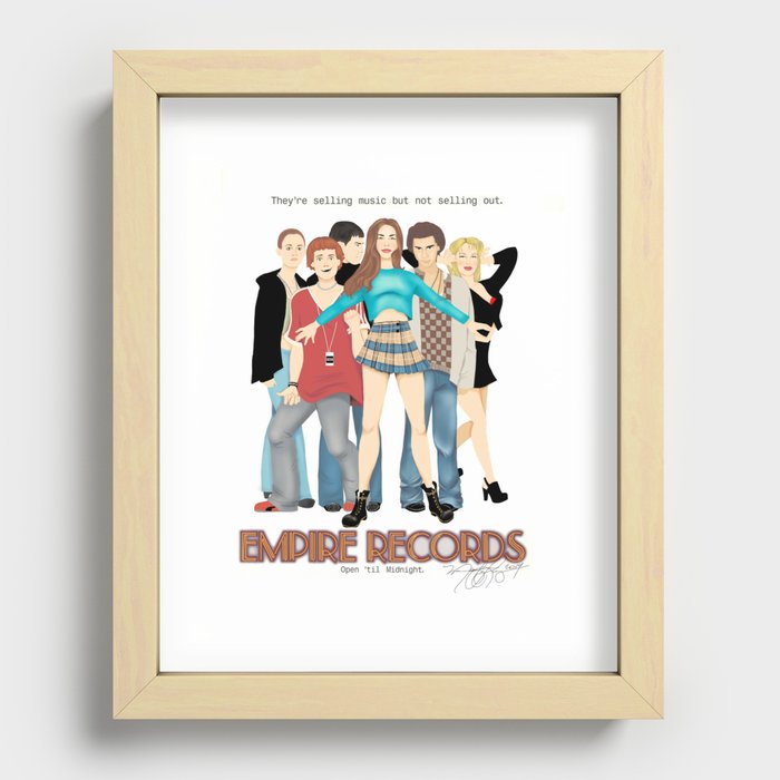 Empire Records  Recessed Framed Print