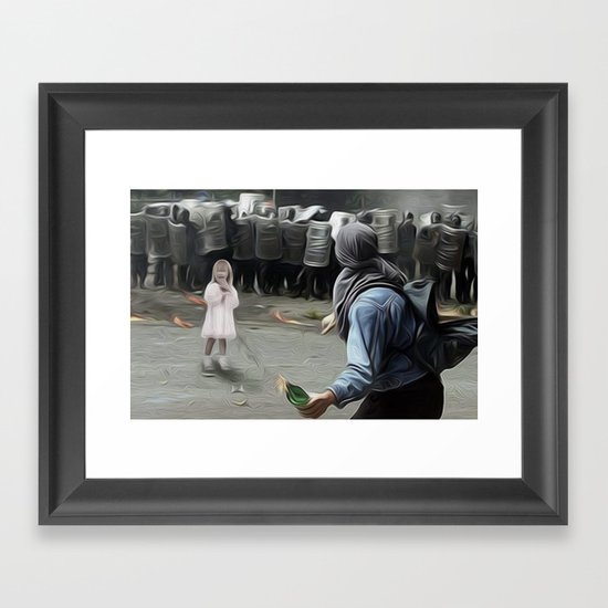 innocents takes no sides Framed Art Print