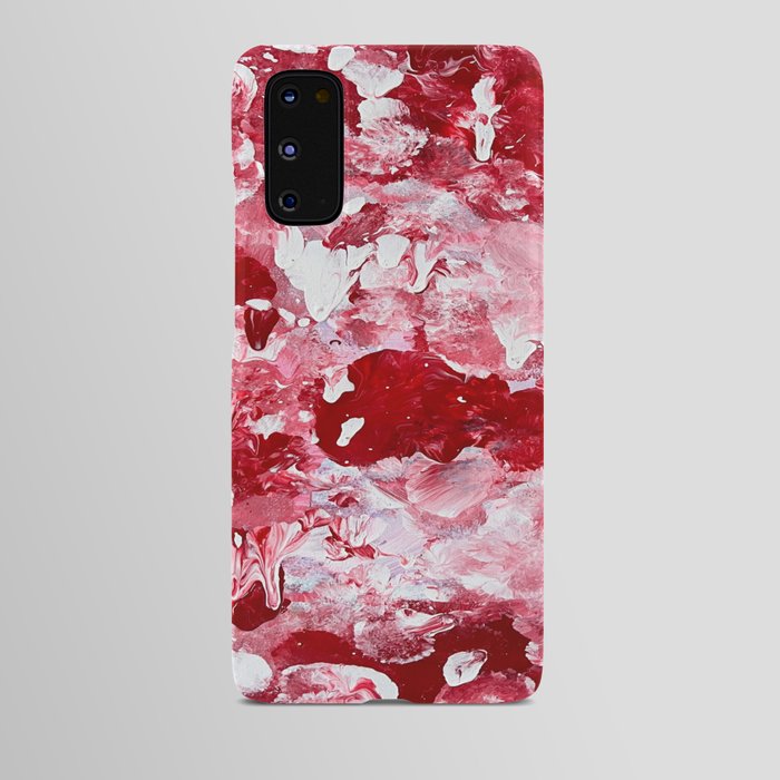 Red Drips Android Case