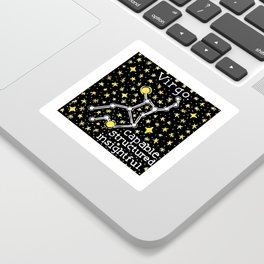 Virgo Constellation Sticker