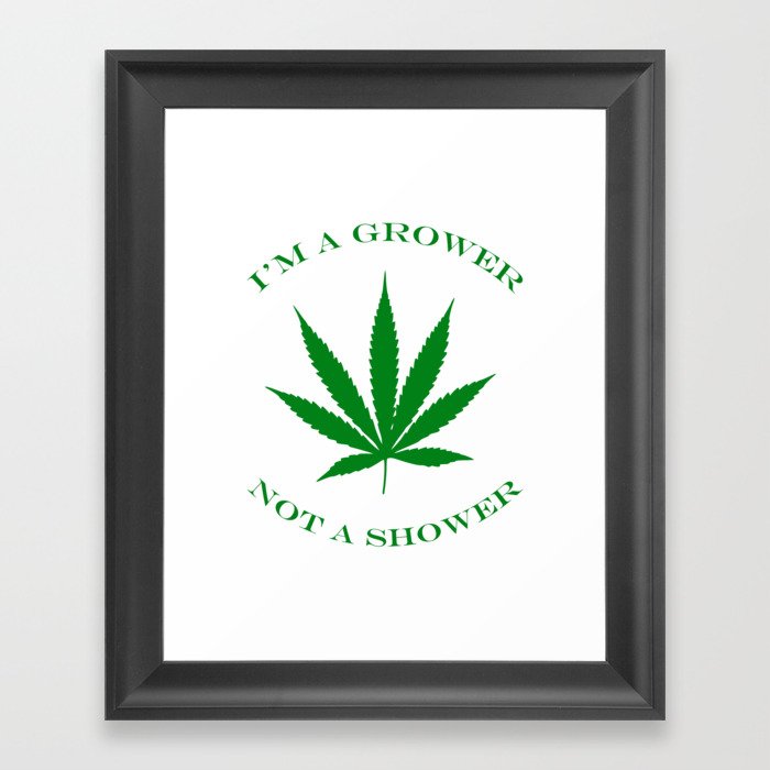 Marijuana Dispensary Legal Weed Framed Art Print