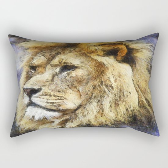 Lion Rectangular Pillow
