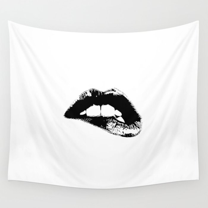 Lips Wall Tapestry