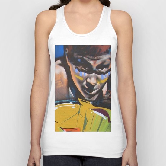 Colorful Graffiti Unisex Tank Top