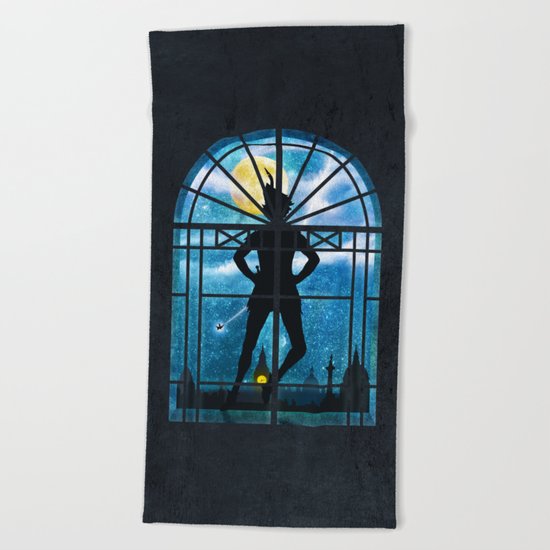 A Strange Visitor Beach Towel