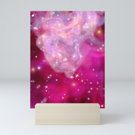Pink galaxy Mini Art Print