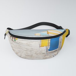 Yellow and Blue Beach  Fanny Pack