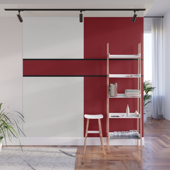 Team Color 6...maroon,white Wall Mural