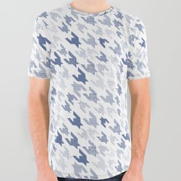 Modern pattern houndstooth All Over Graphic Tee