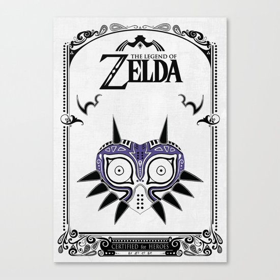 Zelda legend - Majora's mask Canvas Print
