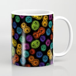 Mitosis - Color on Black Coffee Mug
