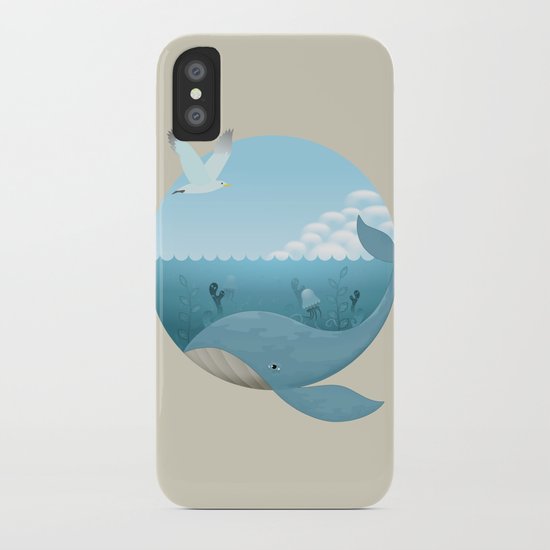 Whale & Seagull (US and THEM) iPhone Case