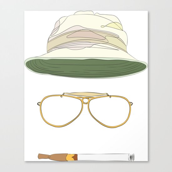 Movie Icons: Fear and Loathing in Las Vegas Canvas Print