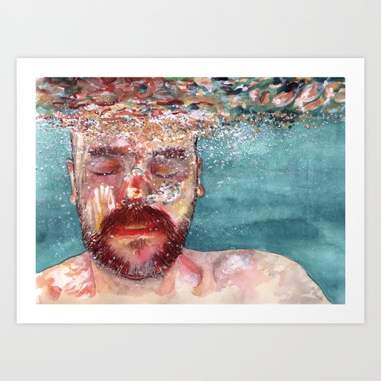 Watercolour Art Print