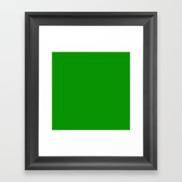 Truest Green Framed Art Print