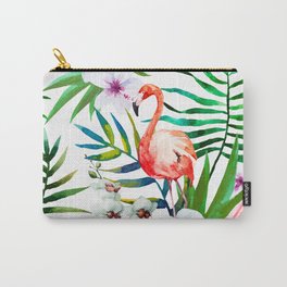 Tropical Flamingo Carry-All Pouch