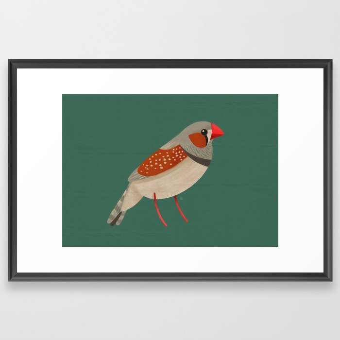 bird motif #40 Framed Art Print